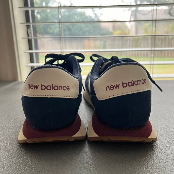 New Balance 237 Mens Blue Suede Lace Up Lifestyle V1 Sneakers Size 10 - Picture 7 of 7